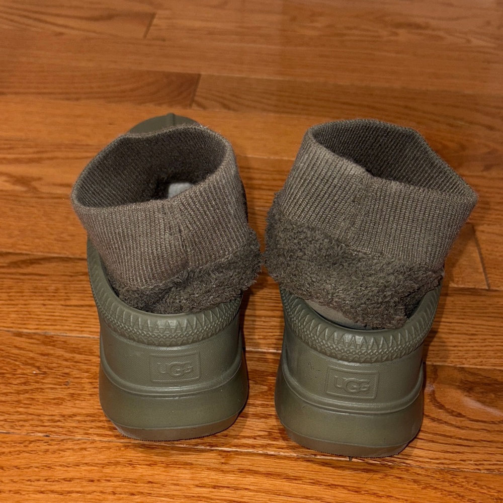 UGG Olive Green Slip-On Boots